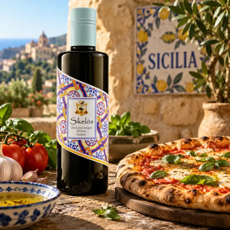 Sikelòs – 100 % Italiensk Extra Virgin Olivenolje 500 ml